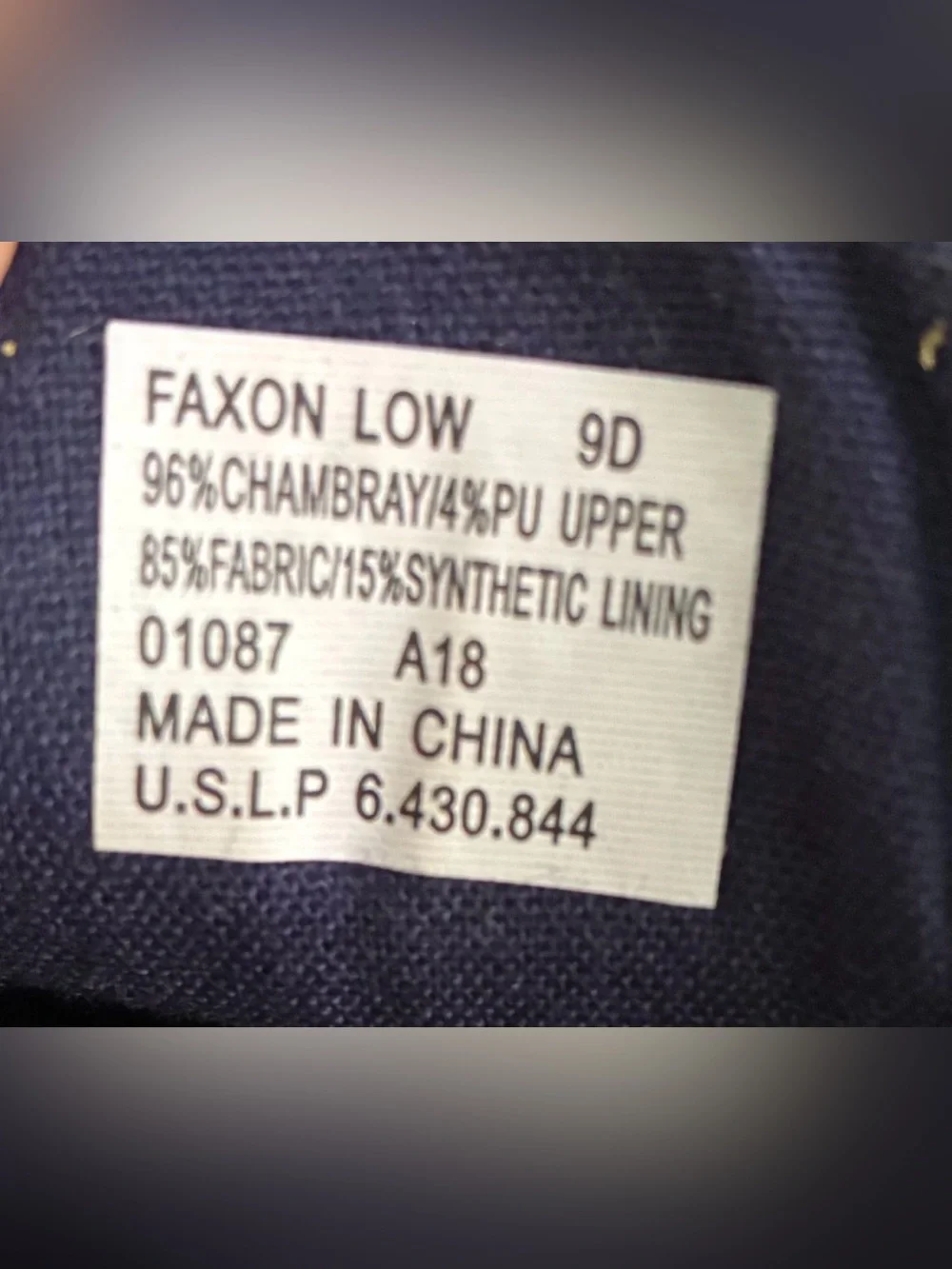 Polo Ralph Lauren Men's Size 9D Blue Classic Low-Top Denim Sneakers Shoes Faxon